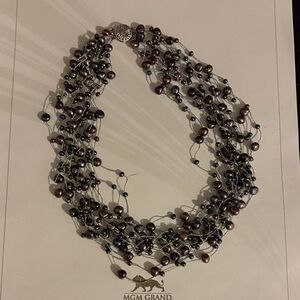 Elegant Multi-Strand Pearl Necklace